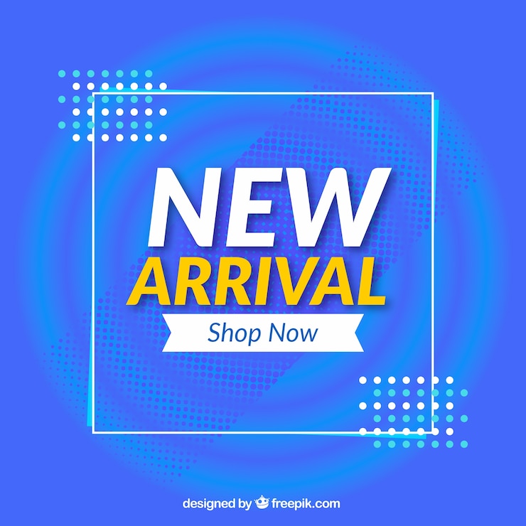 Free Vector new arrival background in flat style