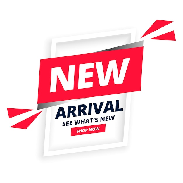 new arrival collection modern banner design