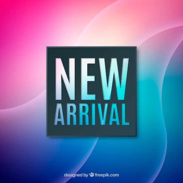 Free vector new arrival design