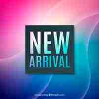 Free vector new arrival design