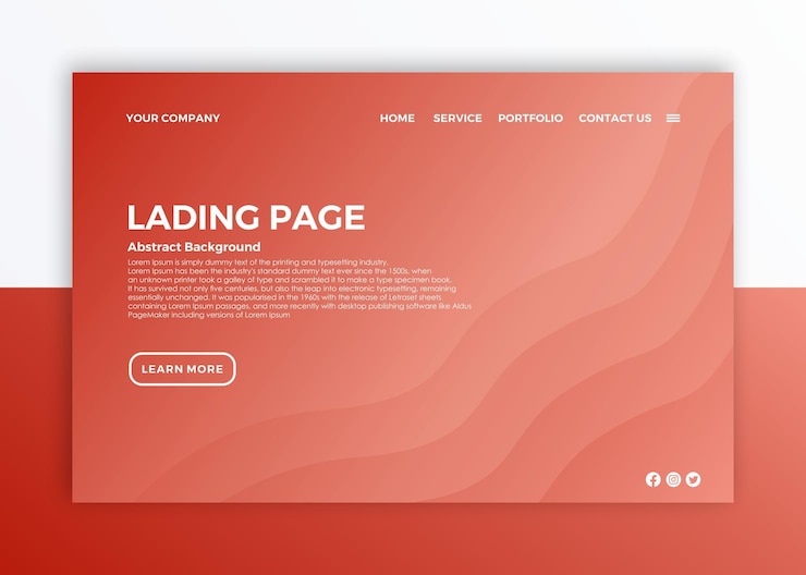 Free Vector new backgrond abstract lading page