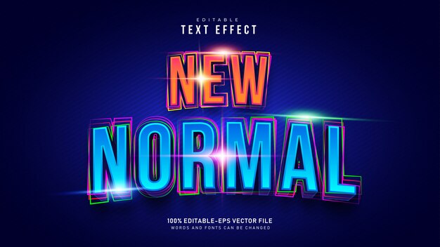 New Normal Text Effect