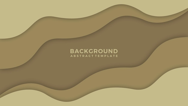 Free vector new papercut background template
