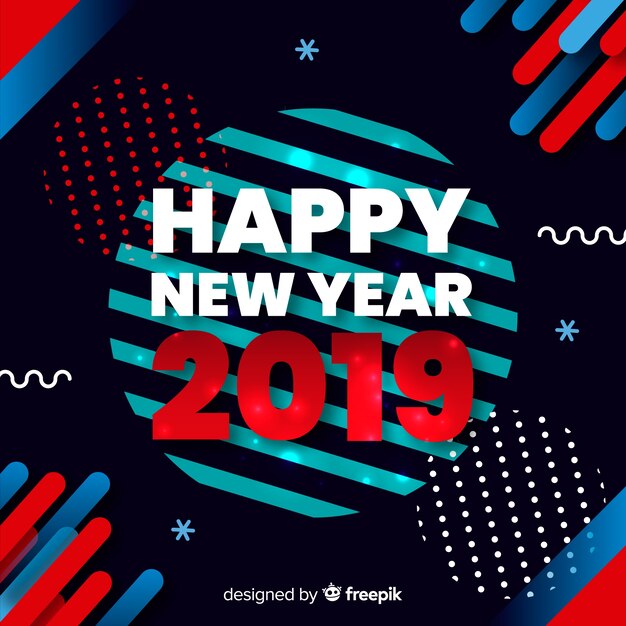 New year 2019 background 