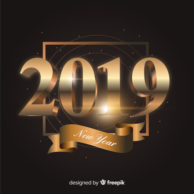 새해 2019 배경