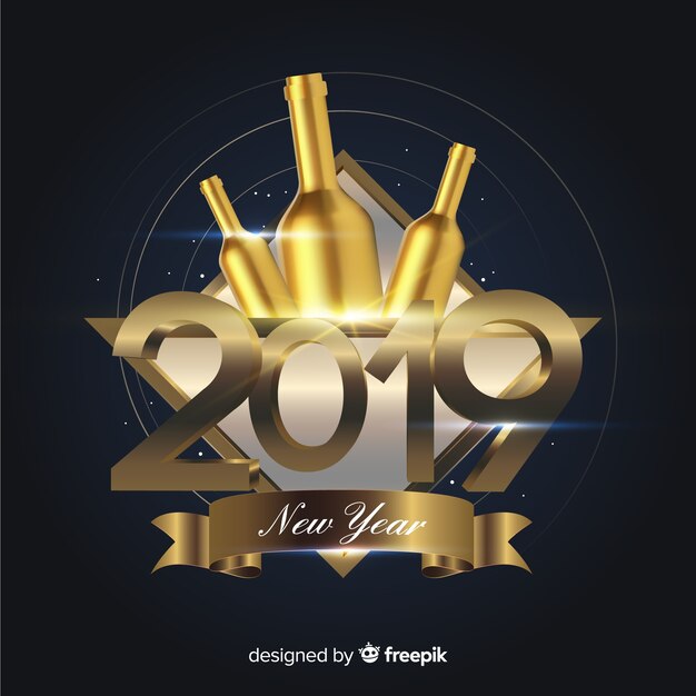 새해 2019 배경