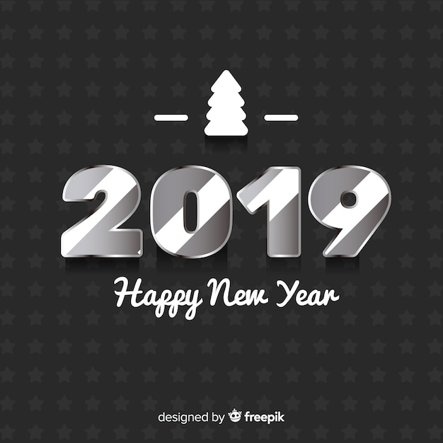 New year 2019 background