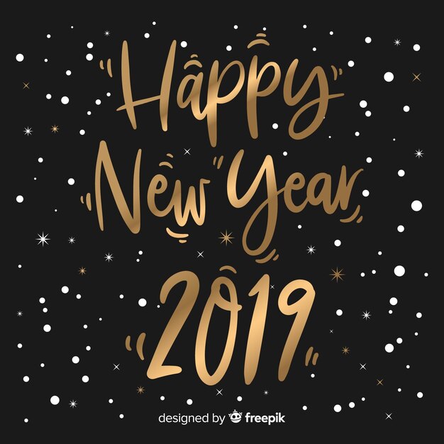 New year 2019 background