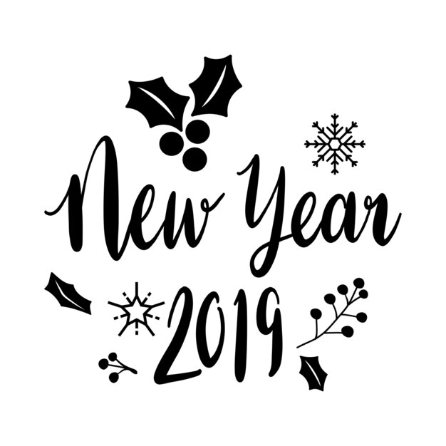 New Year 2019 greeting