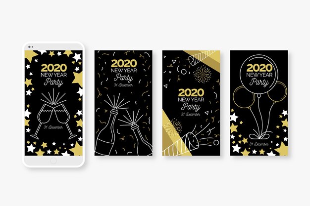 Сборник рассказов о вечеринке в честь нового года в 2020 году