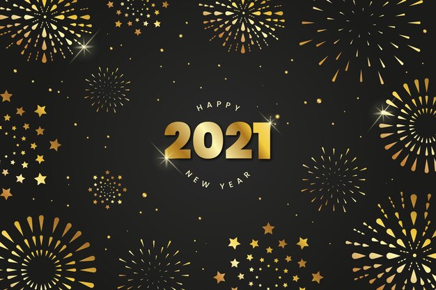 New year 2021 background