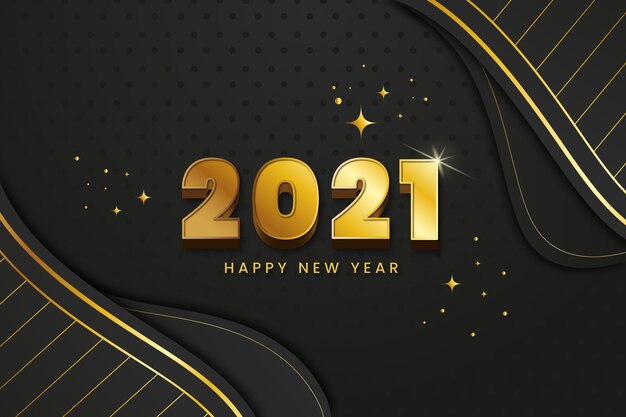 New year 2021 background