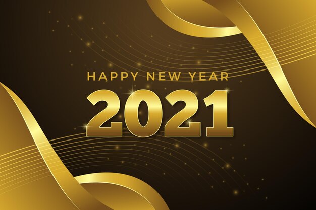 New year 2021 background