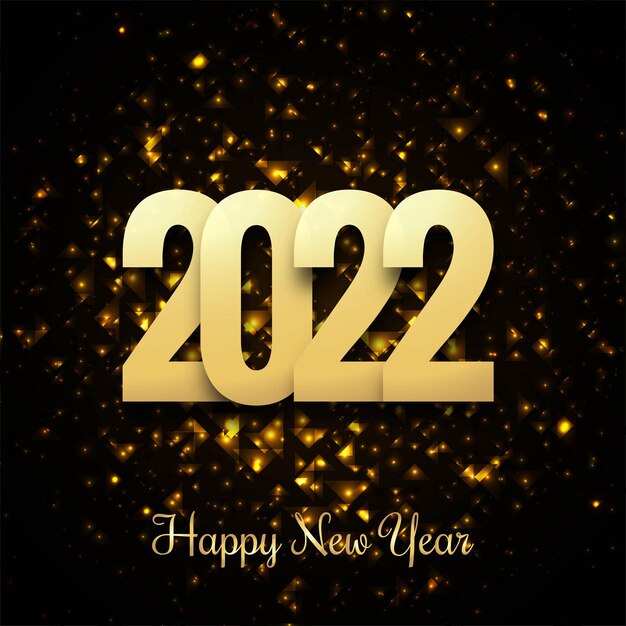 New year 2022 holiday celebration card background
