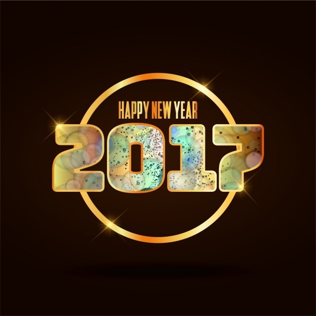 Vettore gratuito nuovo design year background