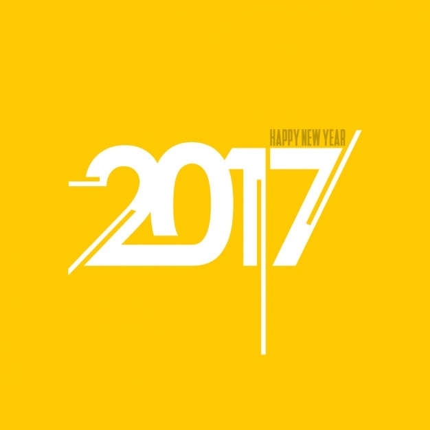 Vettore gratuito nuovo design year background
