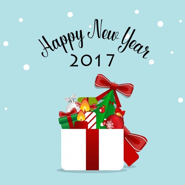 Free vector new year background design