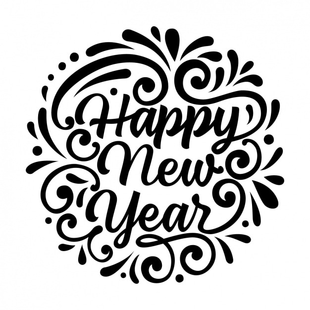 Happy new year one piece pure gold Royalty Free Vector Image