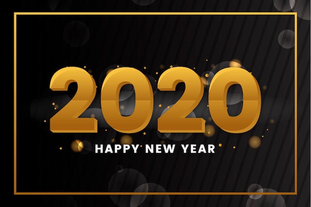 Free vector new year concept in flat design