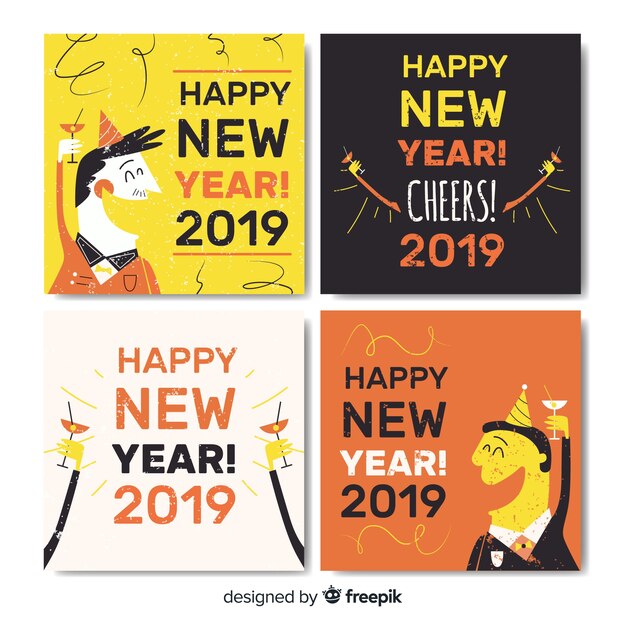 New year greeting 2019