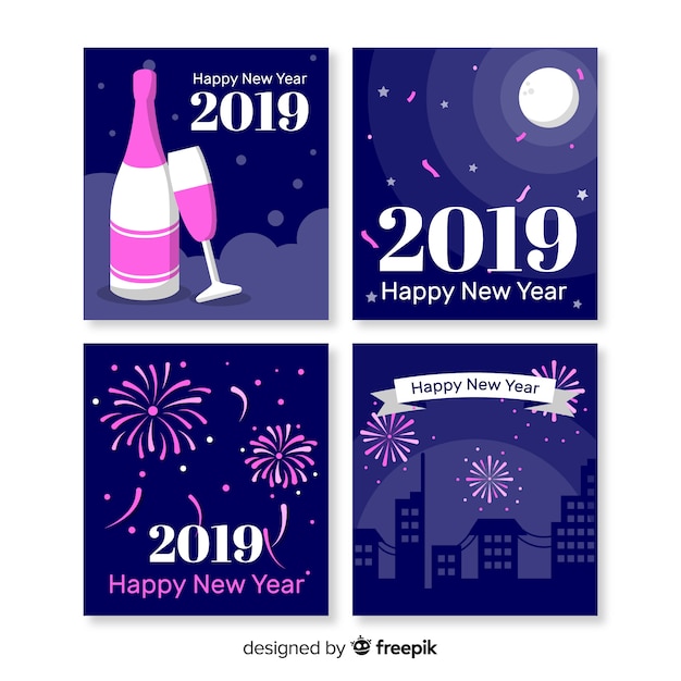 New year greeting 2019
