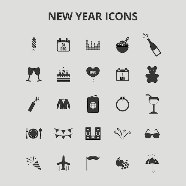 Новогодние иконки
