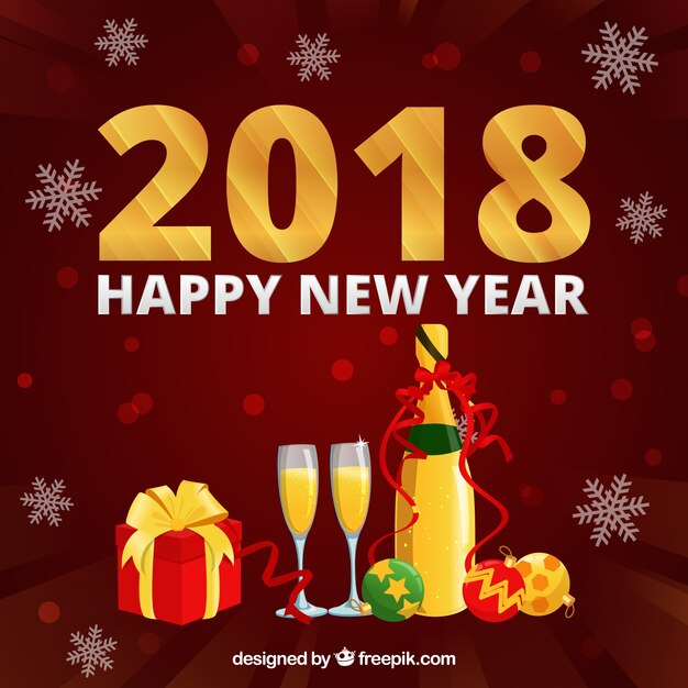 New year party background 