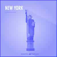 Free vector new york statue of liberty