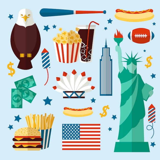 New york usa set