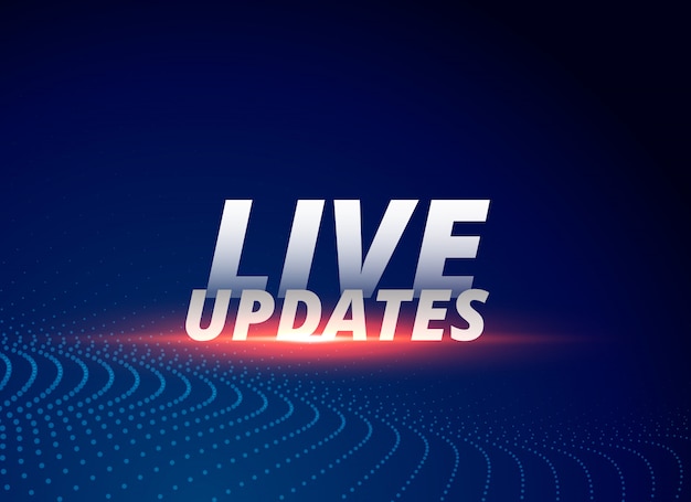 News background with text live updates