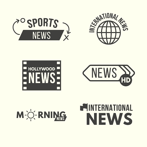 Download Free News Logo Collection Free Vector Use our free logo maker to create a logo and build your brand. Put your logo on business cards, promotional products, or your website for brand visibility.