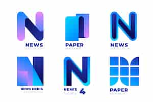 Free vector news logo collection