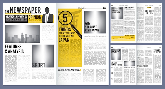 Download Free Newspaper Headline Press Layout Template Of Newspaper Cover And Use our free logo maker to create a logo and build your brand. Put your logo on business cards, promotional products, or your website for brand visibility.