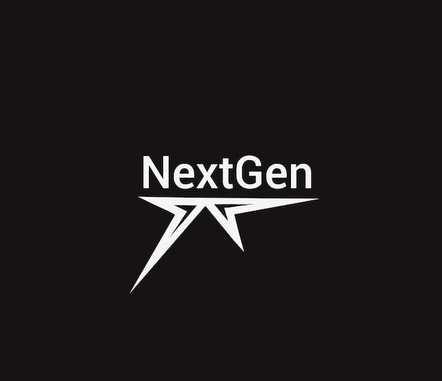 Nextgenロゴベクトルテンプレートデザイン。