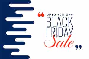 Free vector nice black friday festive sale template with offer detail