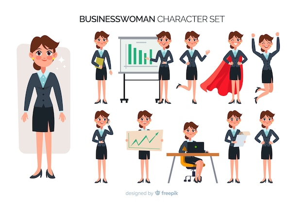 Business lady accessories Royalty Free Vector Image