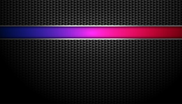 Nice carbon fiber background with colorful line