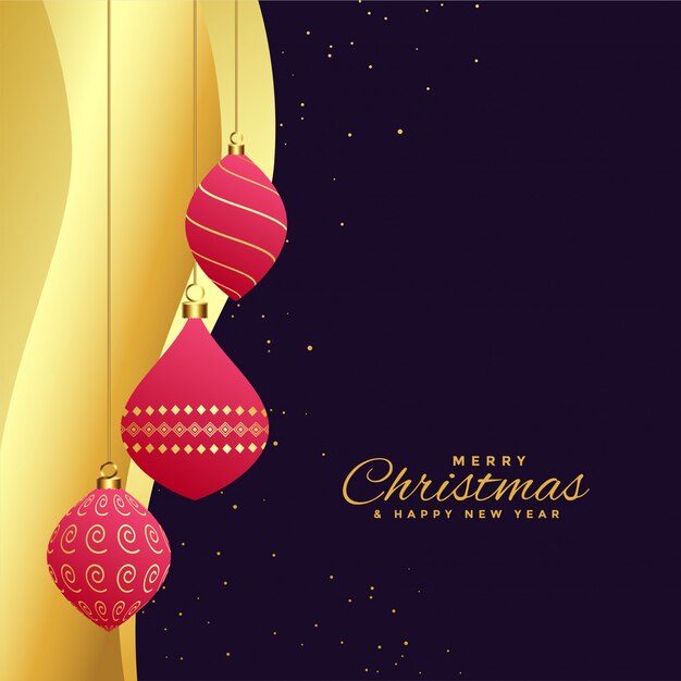 Nice christmas festival beautiful greeting card