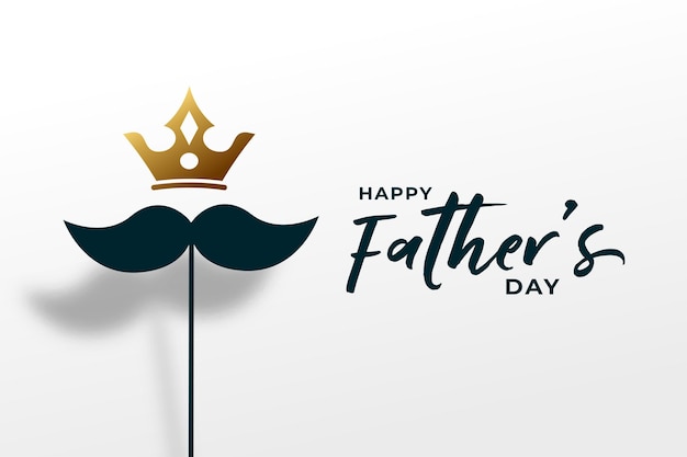 Nice happy father's day greeting design