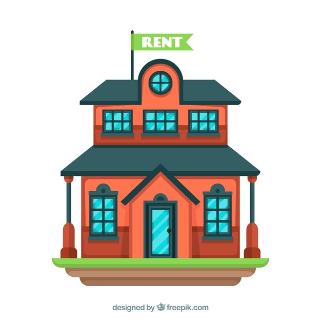 Nice house for rent background 