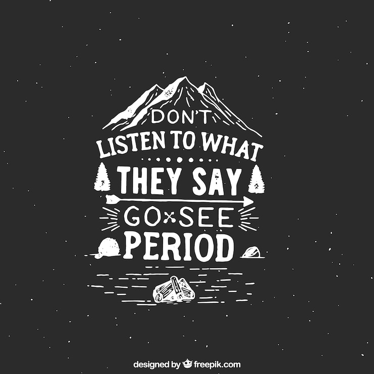 Free Vector nice inspiring quote