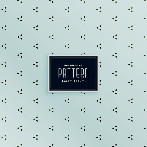 Free vector nice minimal small triangle pattern background design