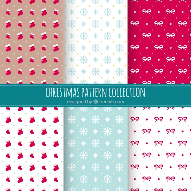 Nice patterns with christmas elements