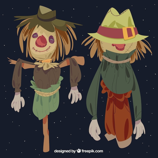 Nice scarecrows