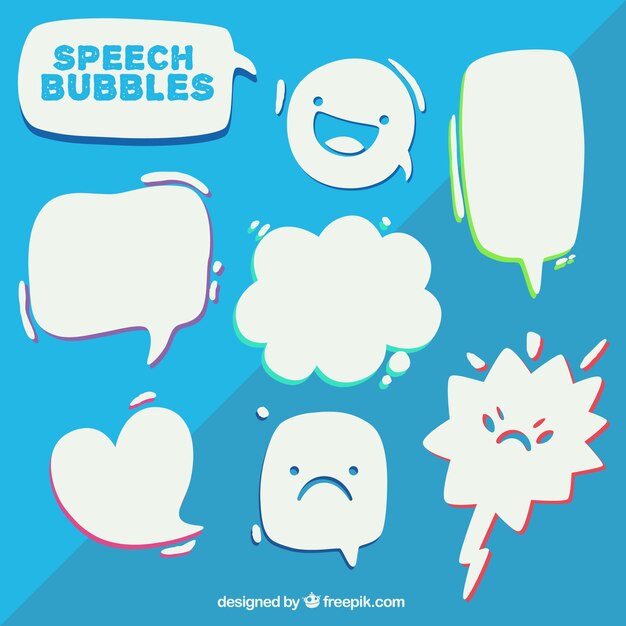 Nice speech bubbles pack