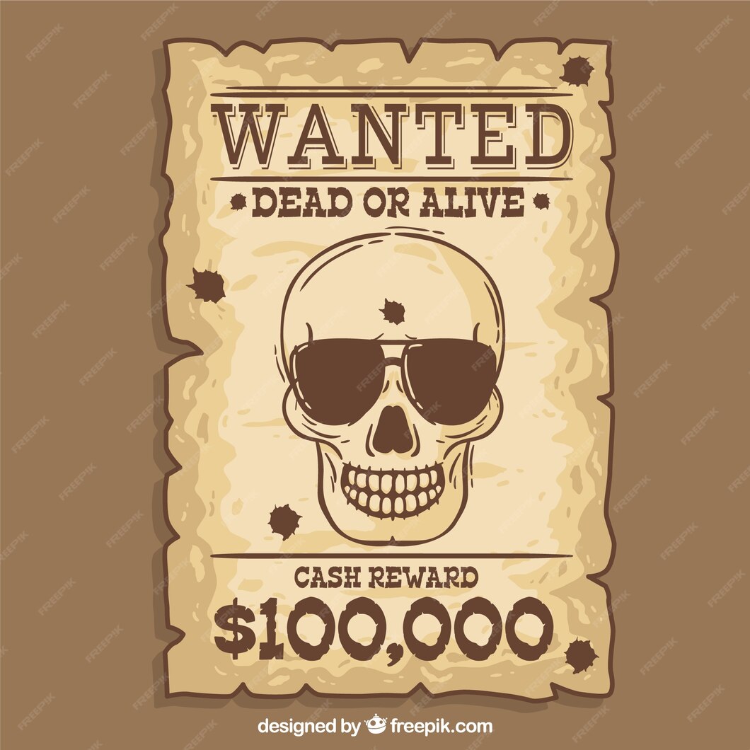 Free Vector | Nice wanted poster western