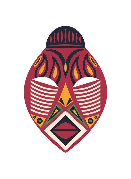 Free vector nigerian mask art