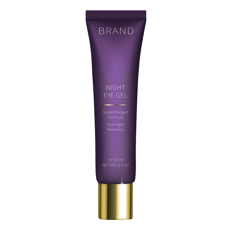 Free Vector night cosmetic gel for eyes skin care