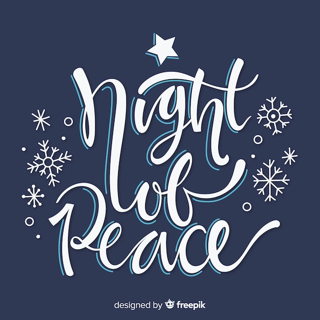 Ночь мира, рождественские надписи