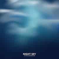 Free vector night sky abstract background. vector illustration